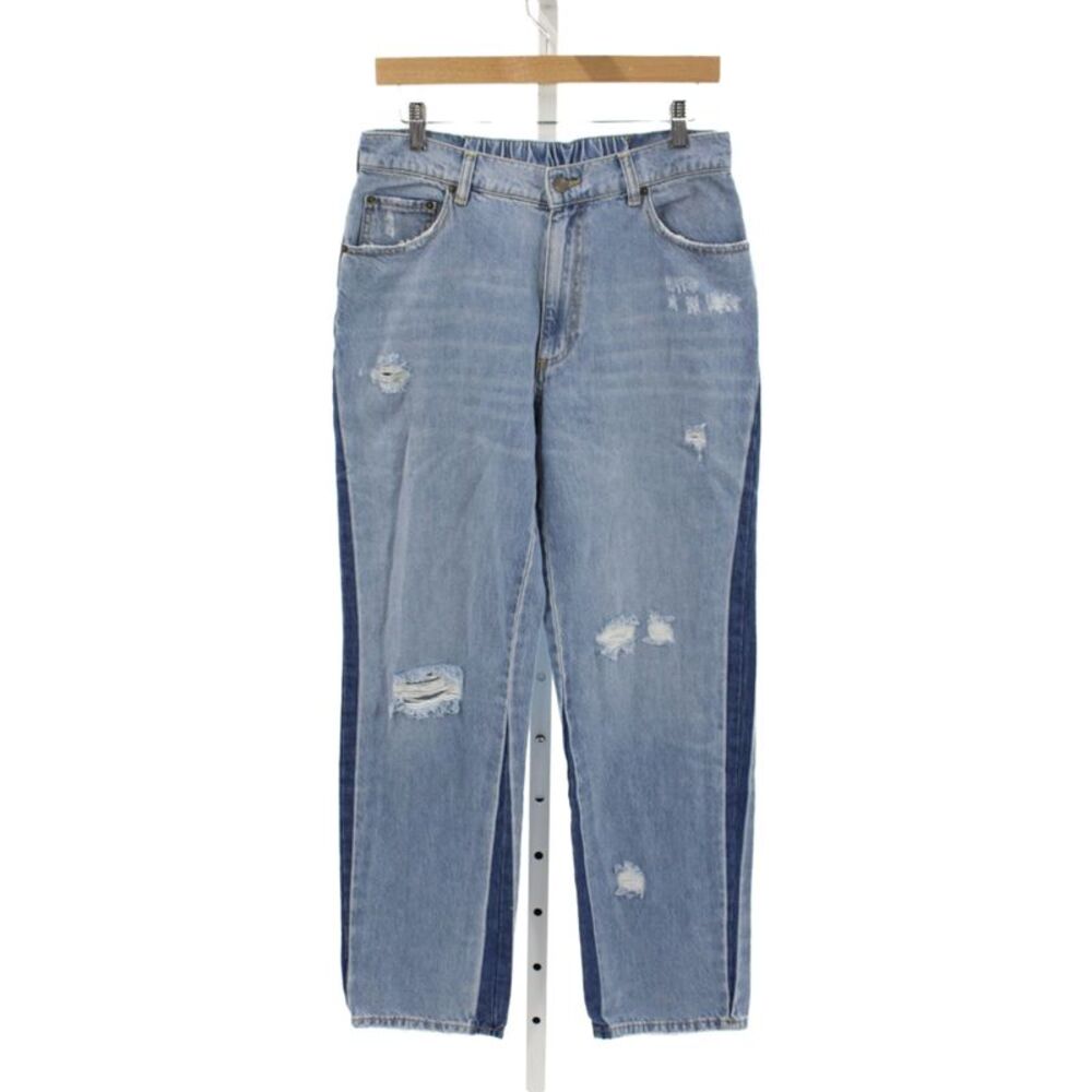 Ser.O.Ya Women Straight Jeans Blue High Rise 100% Cotton Vintage Size 28
